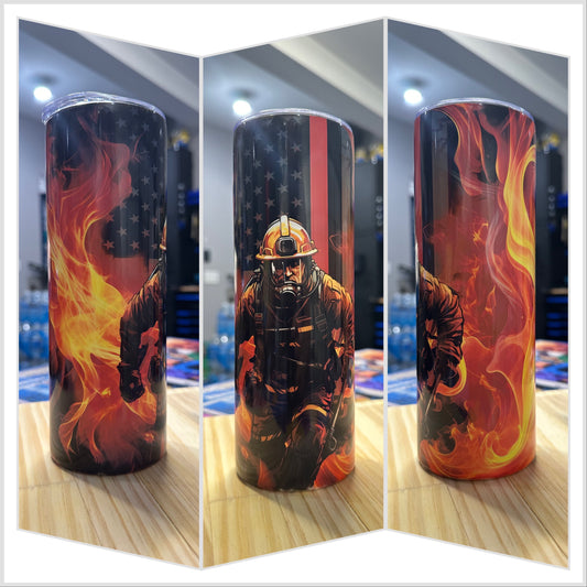 Firefighter 20 oz. Tumbler