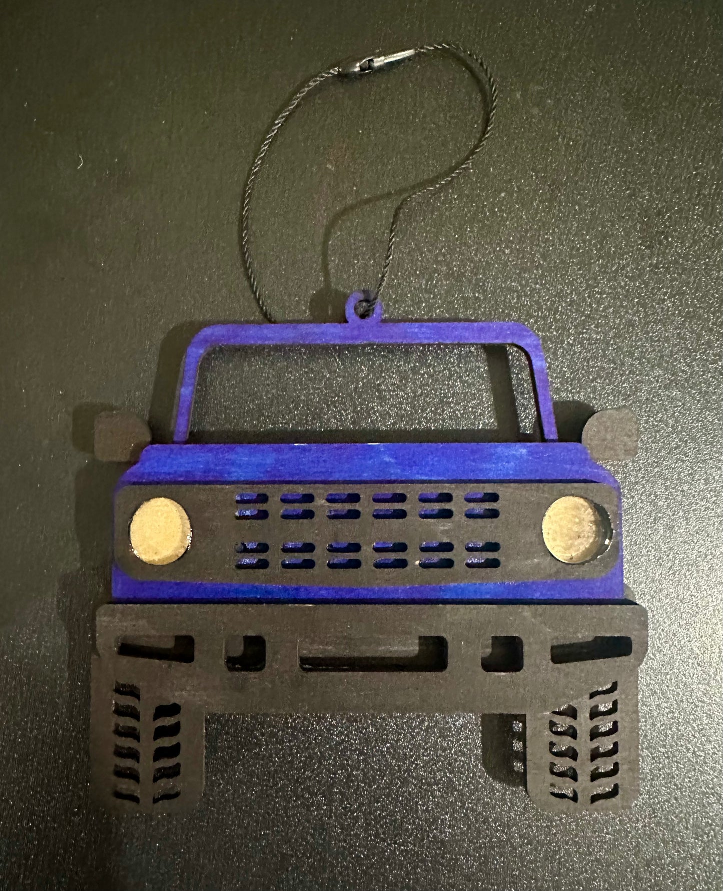 Bronco Ornament with Gift Card Slot in Back