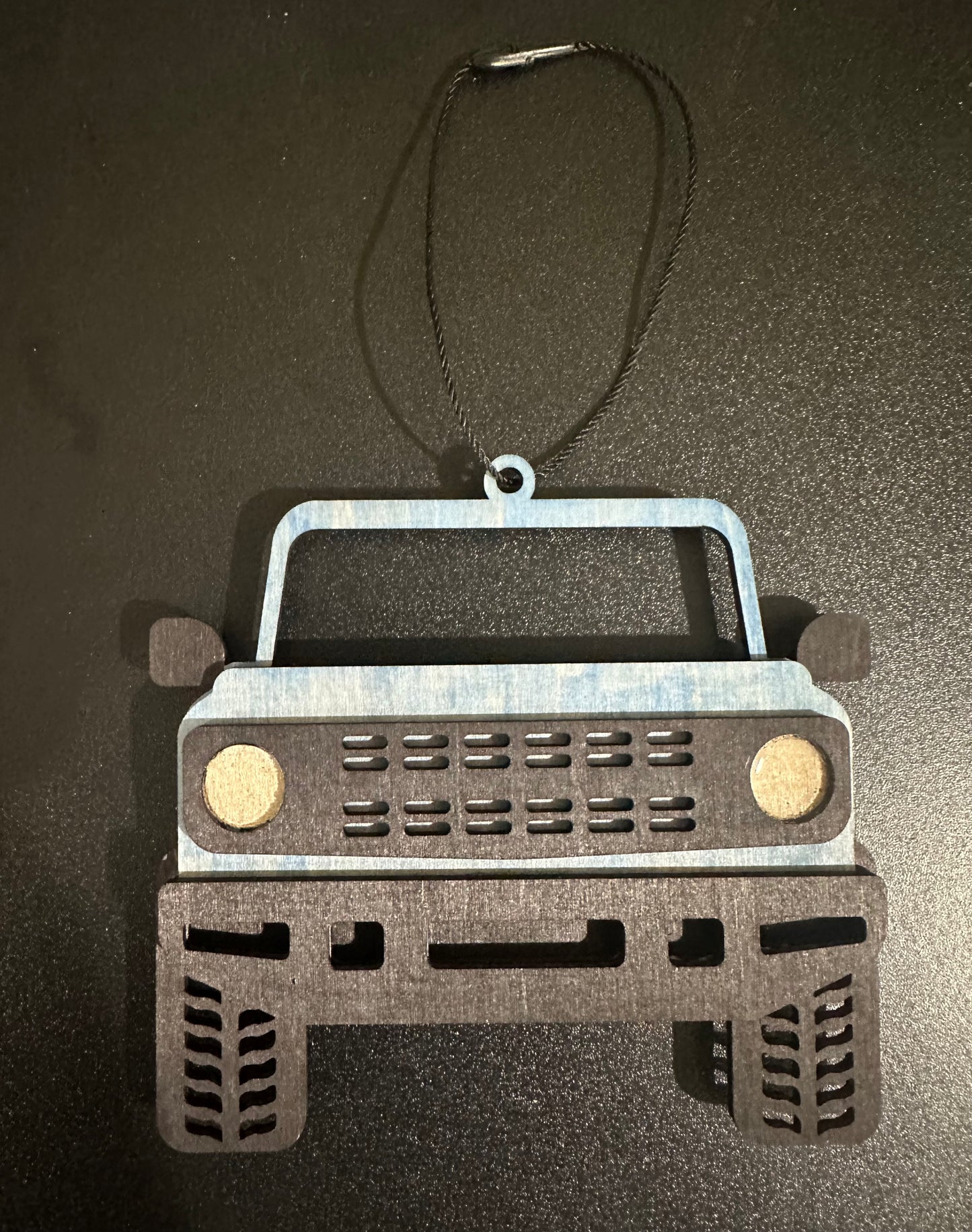 Bronco Ornament with Gift Card Slot in Back