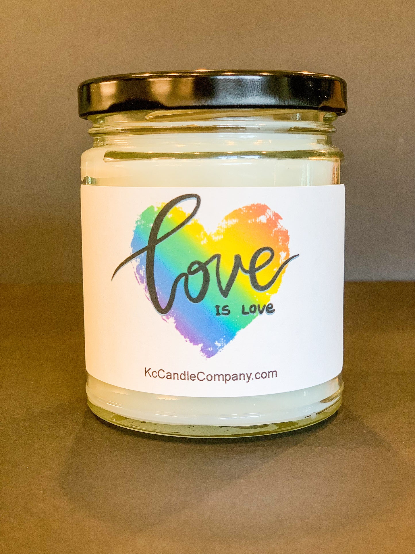 Love is Love PRIDE Candle