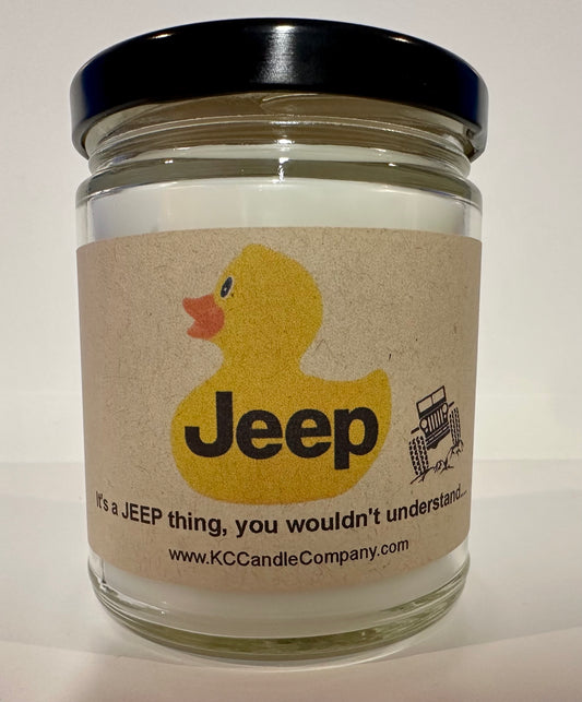 Jeep Duck Candle